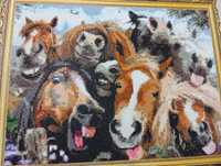 Готова картина з Веселими конями