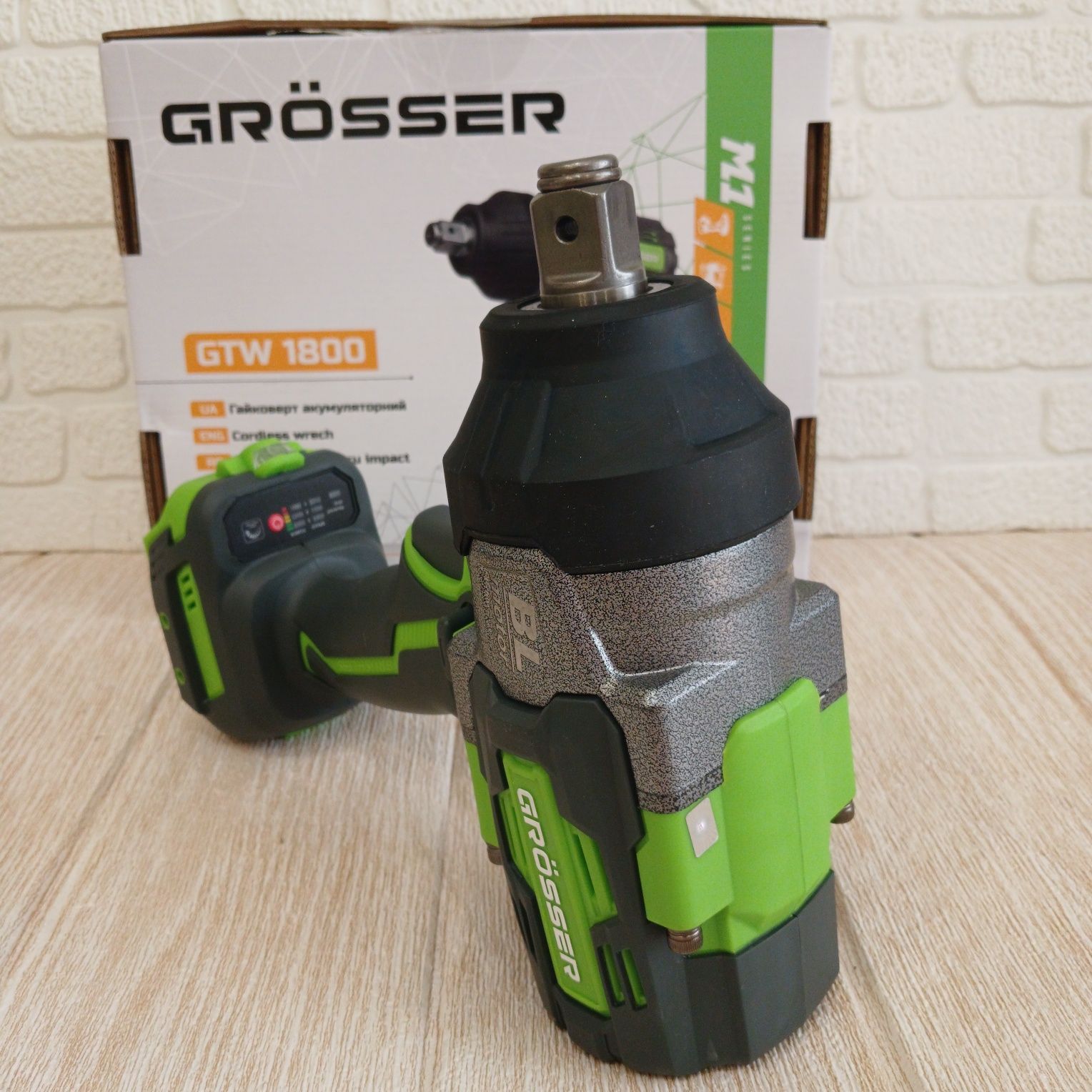 Акумуляторний гайковерт grosser gtw1800
