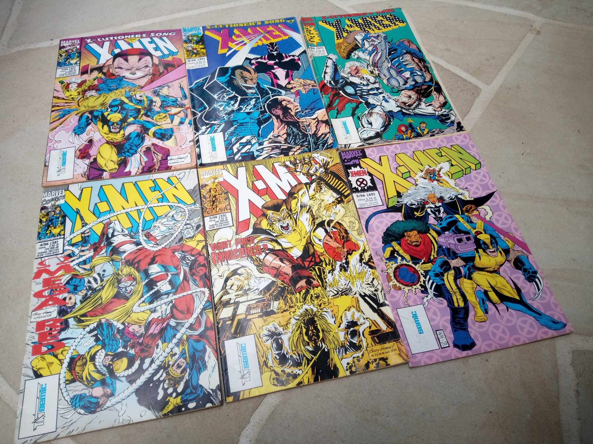 Komiksy X-Men, TM-Semic, '92-97, kompletna seria!