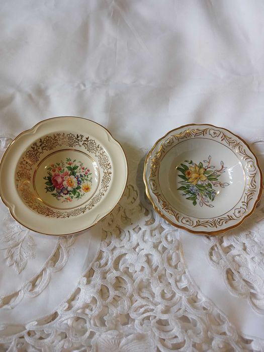 Вінтажні глибокі блюдця : Англія, Німеччина