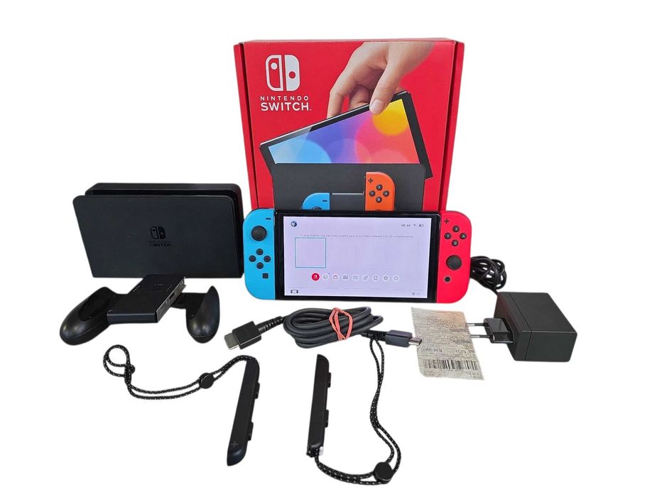 Konsola Nintendo Switch Oled HEG-001 komplet