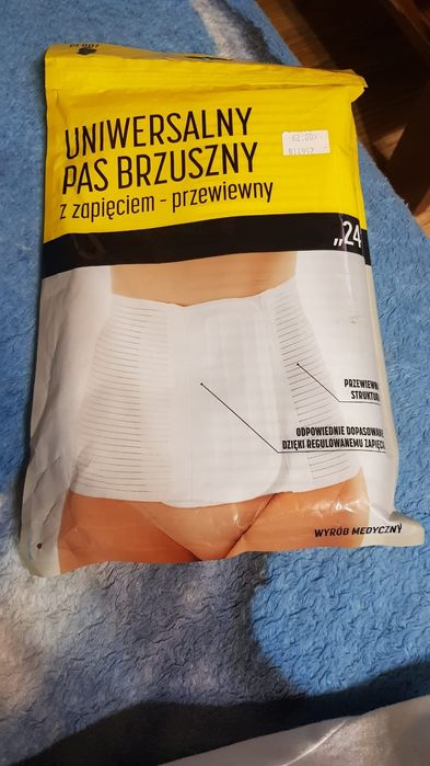 Pas brzuszny z zapięciem nowy