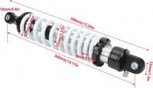 Amortyzator 360mm z regulacją – MRF 140 RC/RC-Z / Pit Bike / Cross