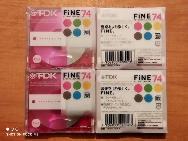 Mini Disc TDK MD-FN 74 PKA Japan market мини диск
