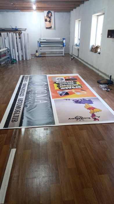 Широкоформатний друк, банери, плівка Миргород