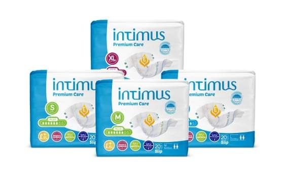 Fraldas da marca Intimus