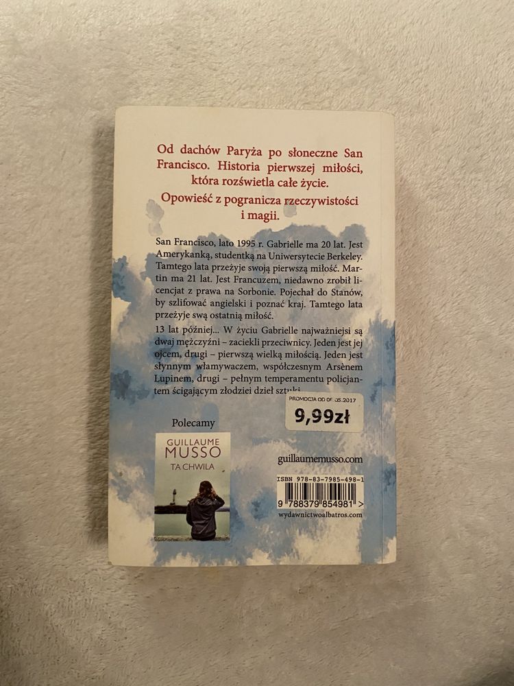 Książka Kim byłbym bez ciebie Guillaume Musso