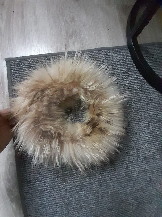 Futerko naturalne obszycie kaptura 66cm