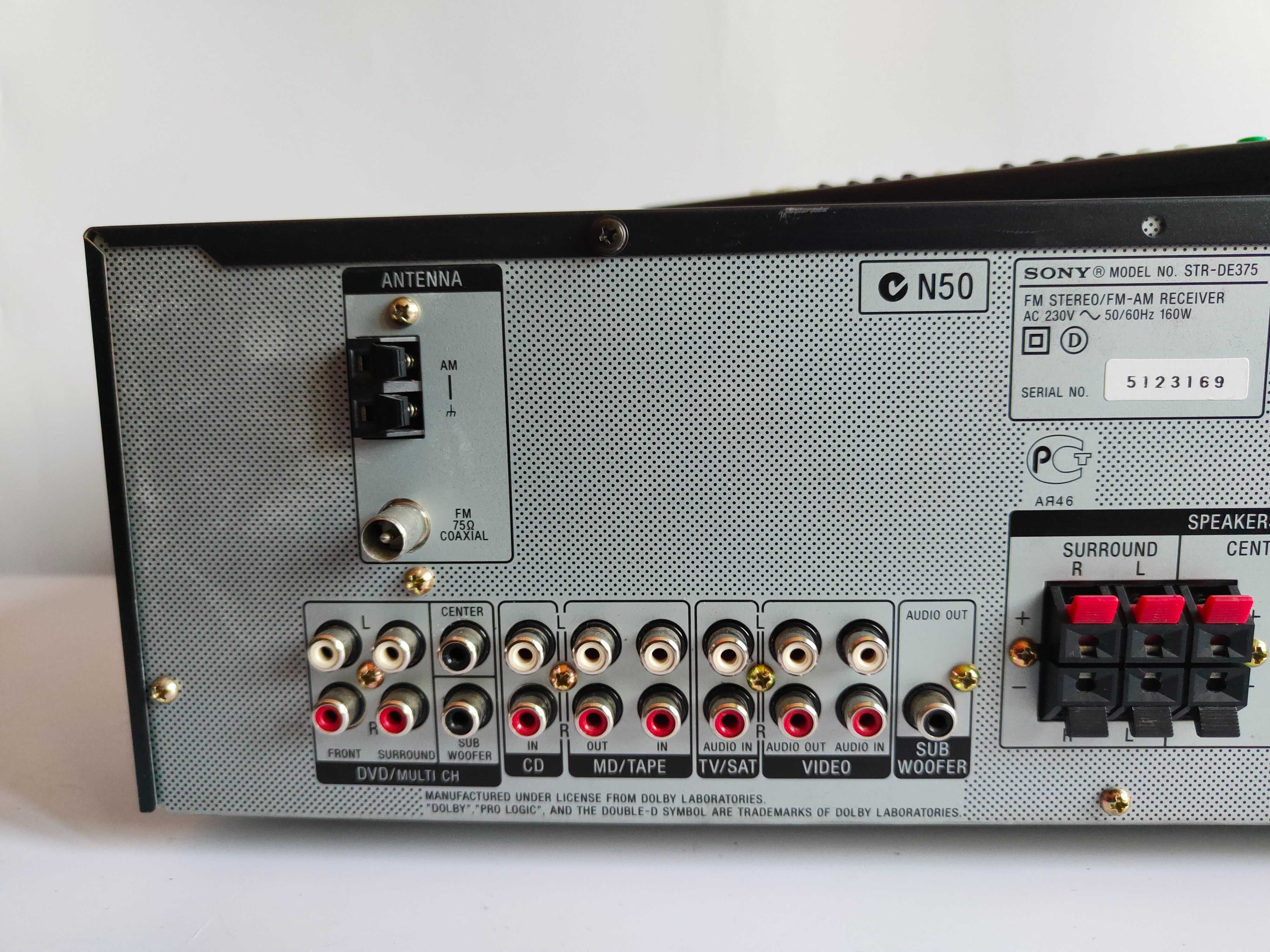 Amplituner SONY STR-DE375 z pilotem