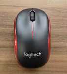 Myszka bezprzewodowa Logitech M185- czerwona