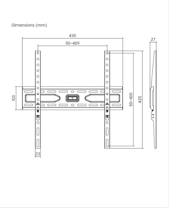 Кріплення для телевізора Logan Galaxy13 діагональ 32-75 дюймів