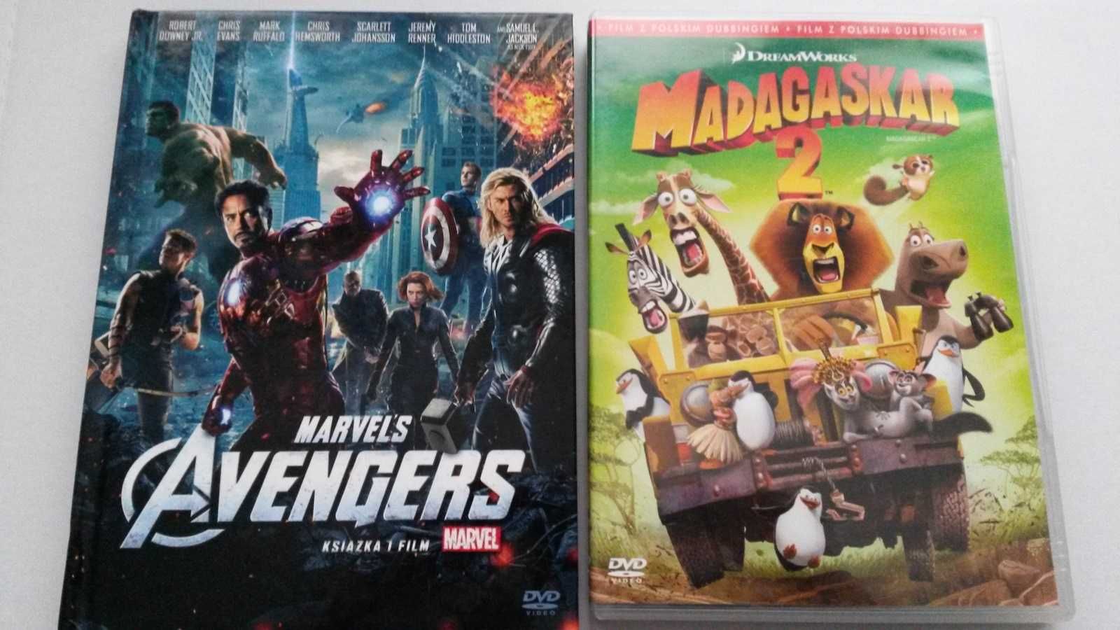 Film DVD bajka Avengers + Madagaskar 2