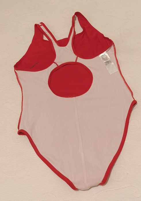 Fato Banho, Piscina, vermelho  - Nº 44 - marca: Nabaiji - Novo