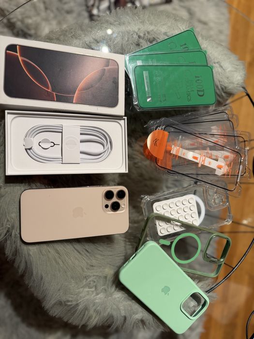 100% bateria 7 mies. GWARANCJI 16 pro max 512gb Iphone orginalny