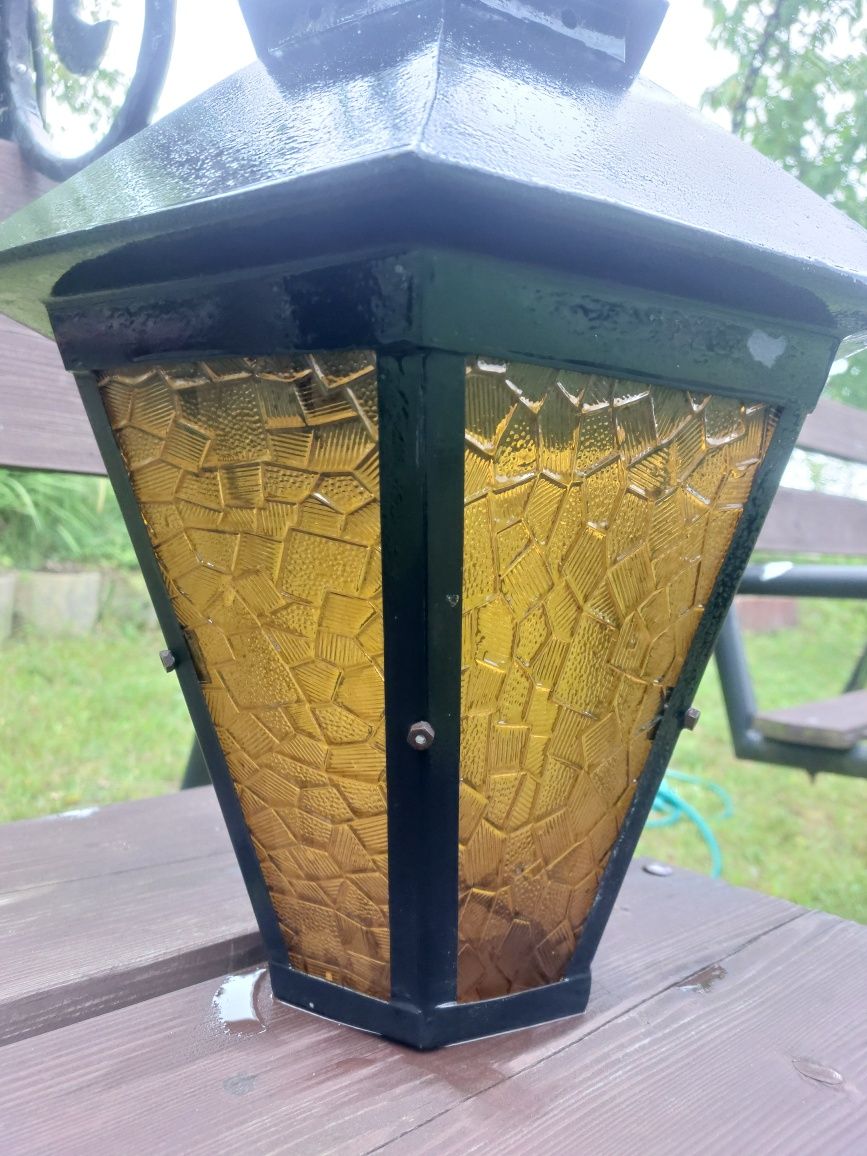 Duża lampa ścienna retro, zewnętrzna