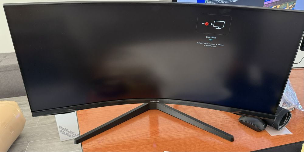 Monitor Curvo 34 polegadas - SAMSUNG C34G55TWWP -