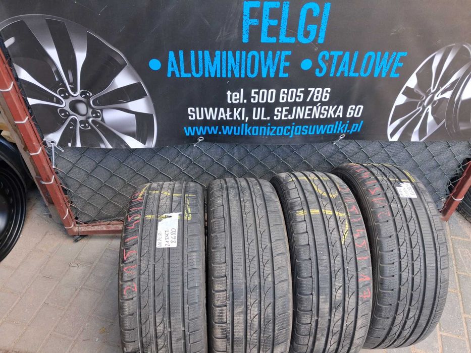 4x używane opony zimowe 215/45 R17 Imperial 2022r Gwarancja Montaż