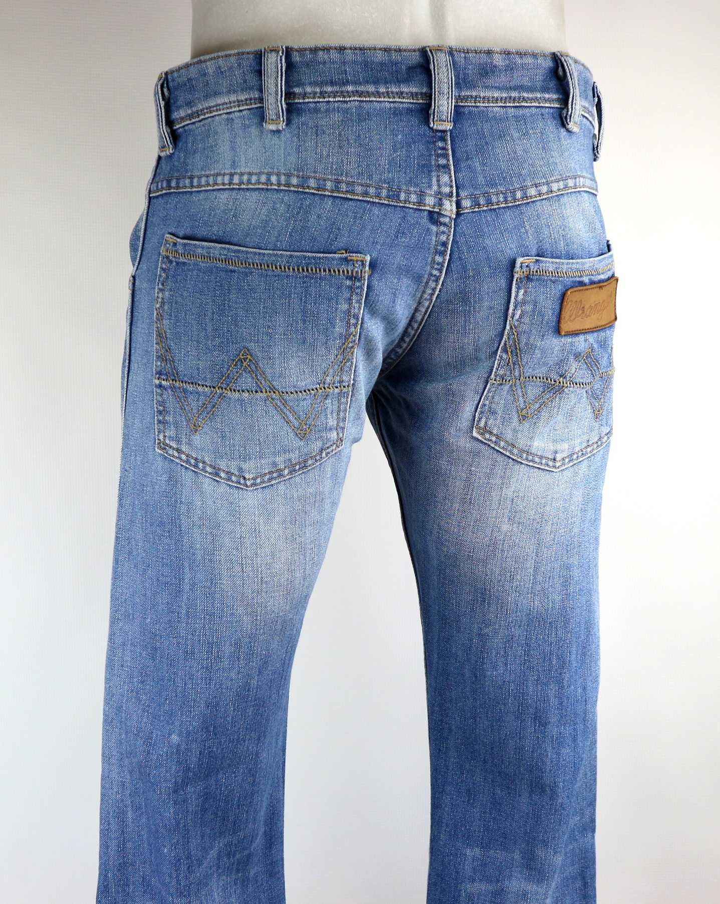 Wrangler Crank spodnie jeansy W31 L32 pas 2 x 41 cm