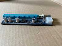 6 szt. Riser USB3.0 PCI-E PCI 1x-16x 6PIN + 6 szt. kabli USB3.0 z PCE
