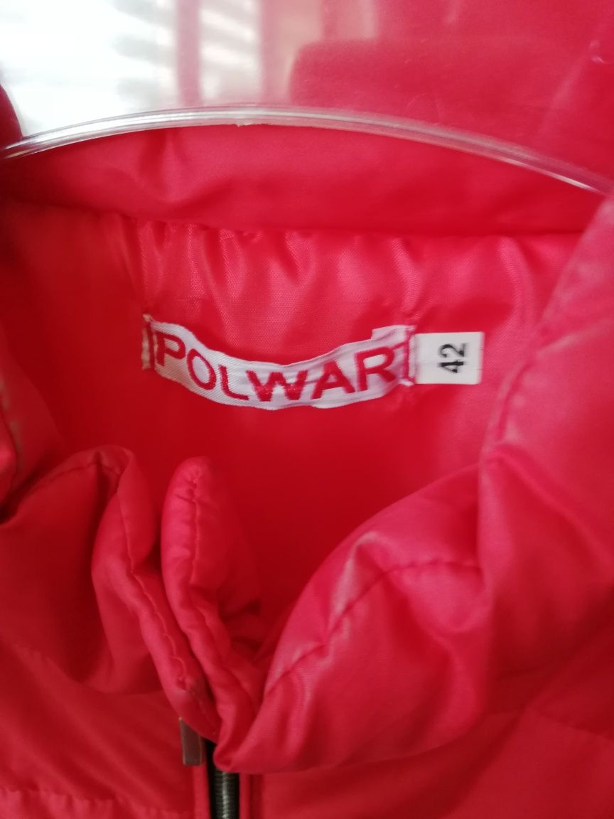 Kurtka pikowana czerwona Xl