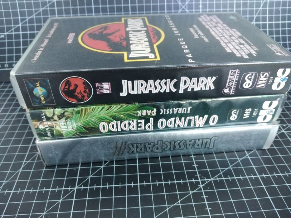 Colecção VHS Jurasdic Park 1, 2 e 3 originais