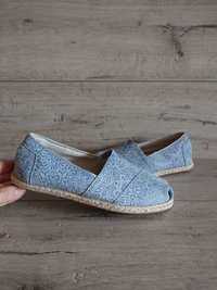 Балетки эспадрильи Toms Bob W6.5 36-37р 24 см кожа