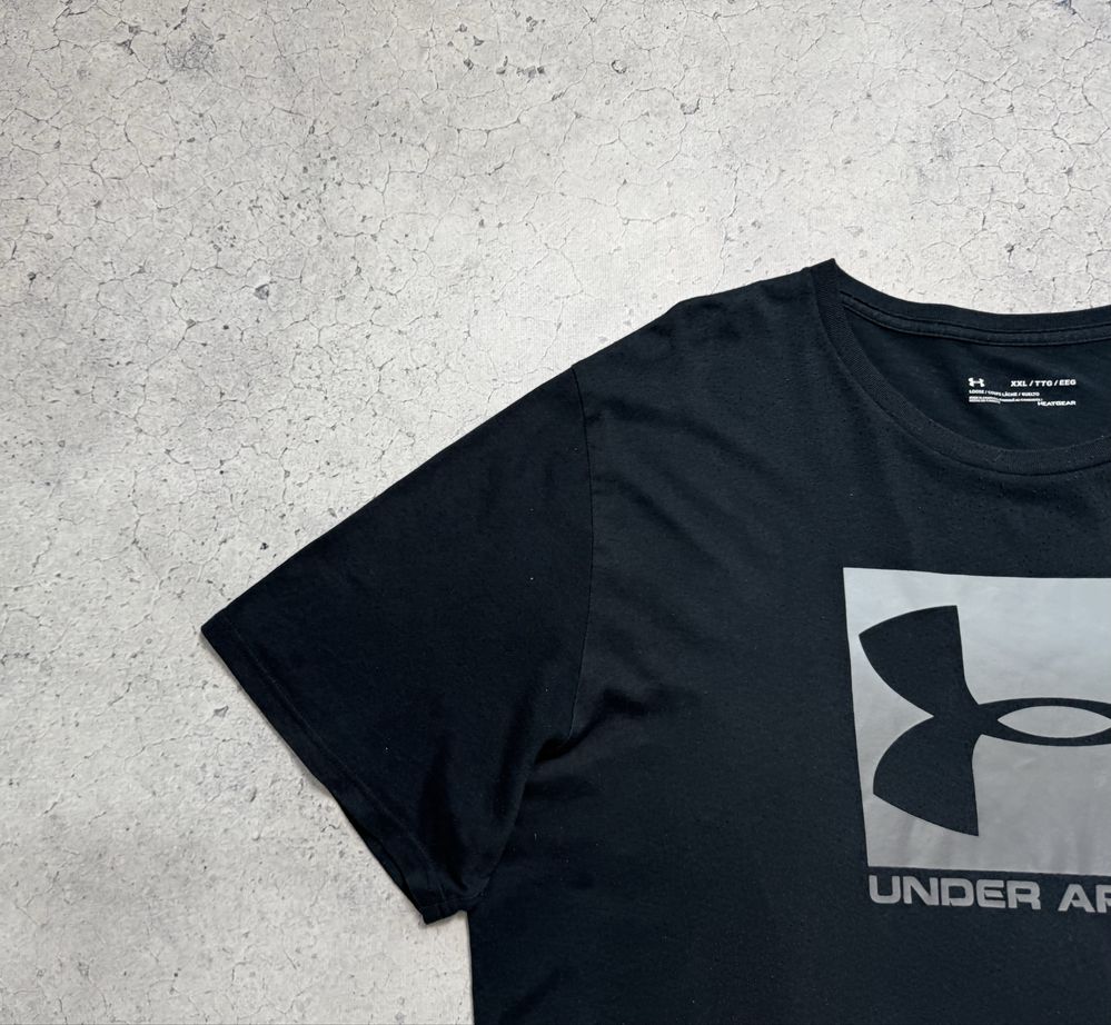 Мужская Футболка Under Armour С Большим Логотипом Оригинал XL-XXL