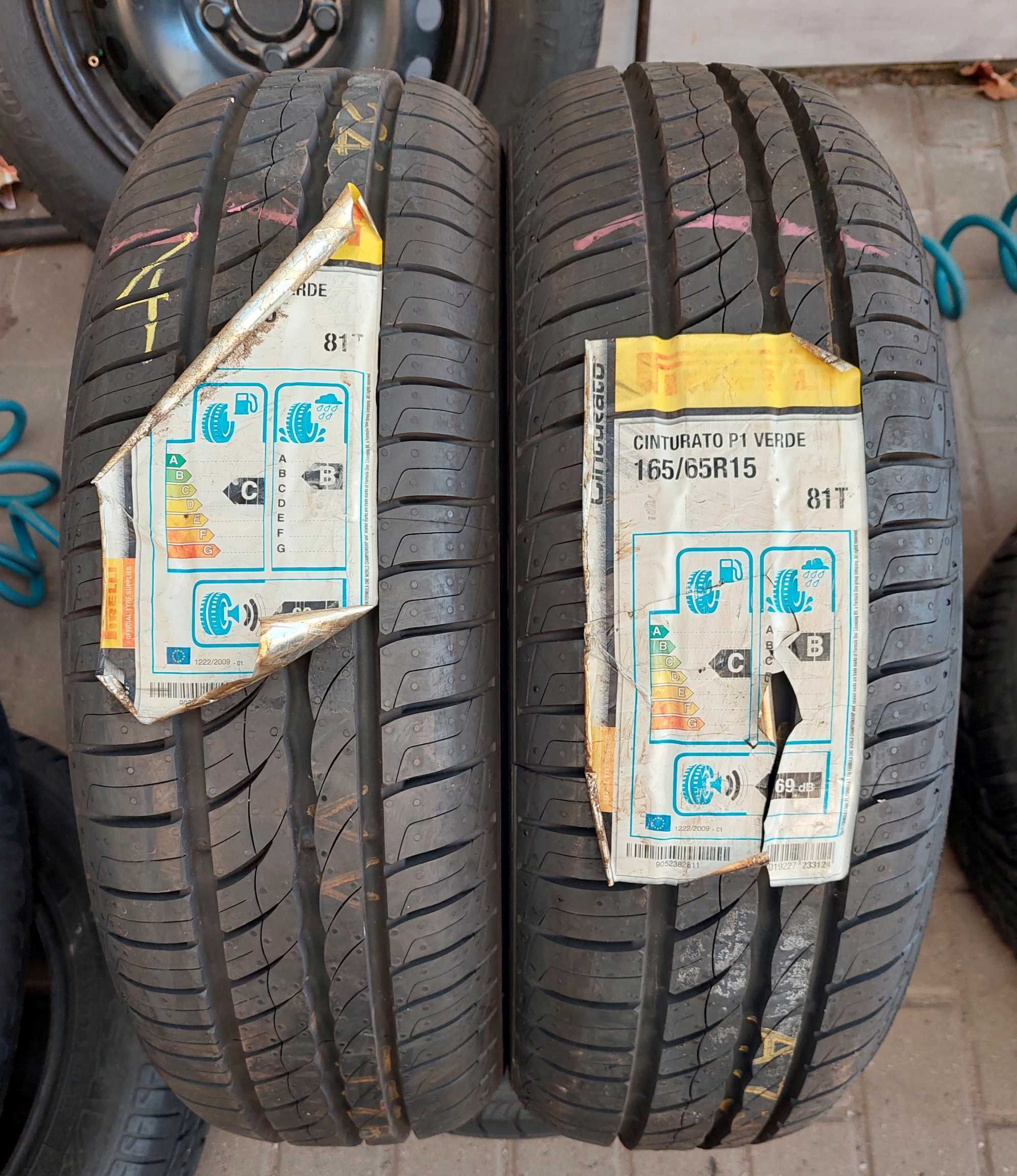 Opony letnie 165/65 R15 Pirelli nowe