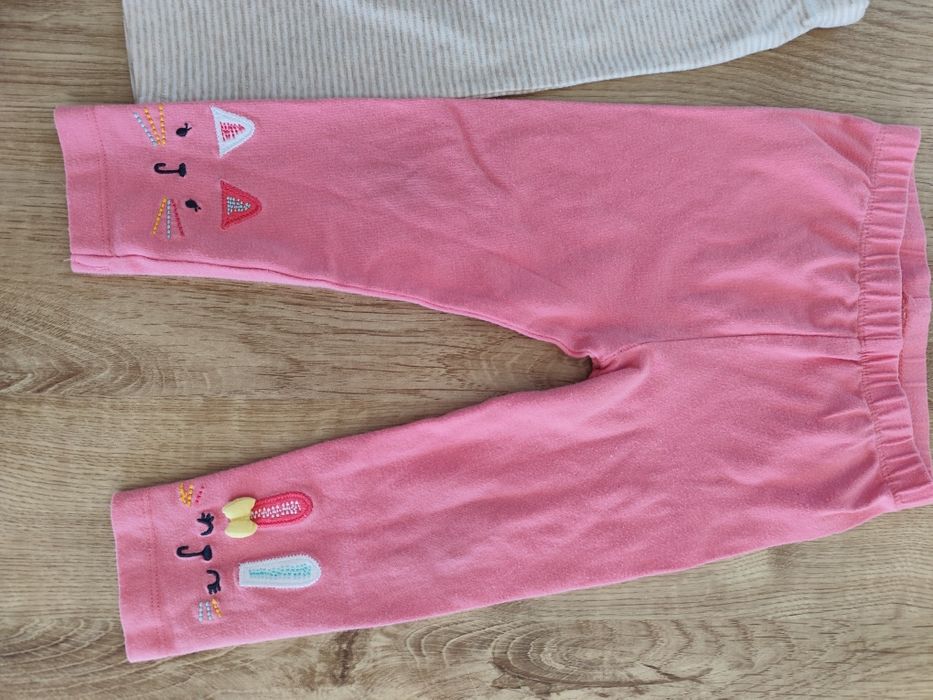 Legginsy dziewczęce rozmiar 74/86 Nutmeg