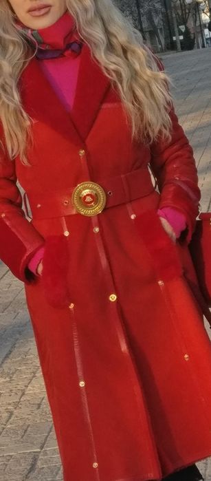 Дублёнка  Версаче! Оригинал .Дорогая роскошь !