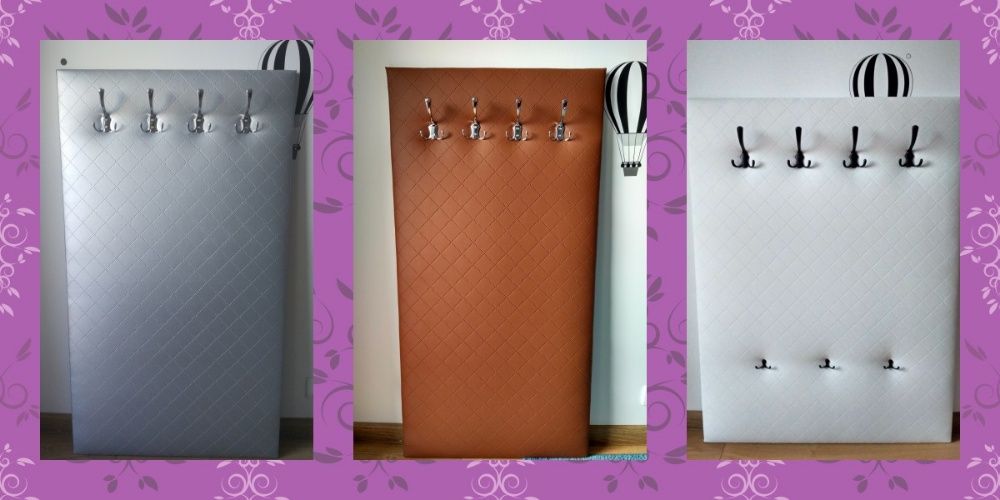 Wieszak tapicerowany Hit ekoskóra wybór kolorów