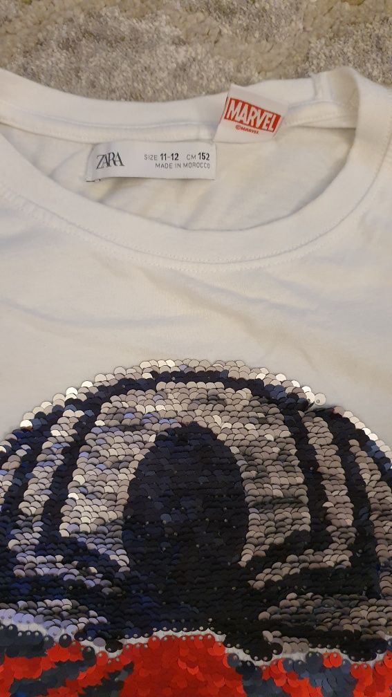 Koszulki t-shirty Zara Marvel 152 cm