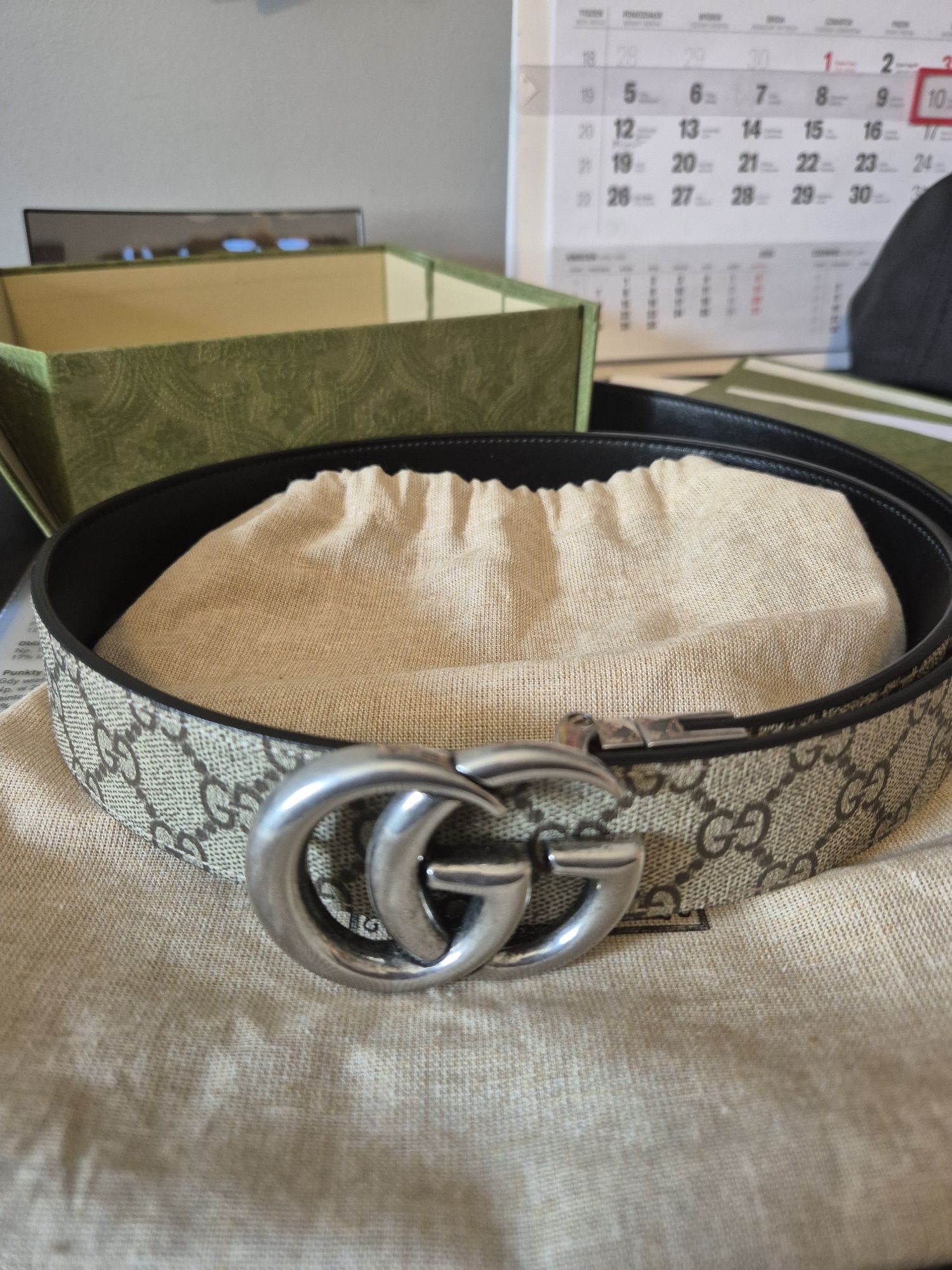 Pasek Gucci Marmont Reversible belt