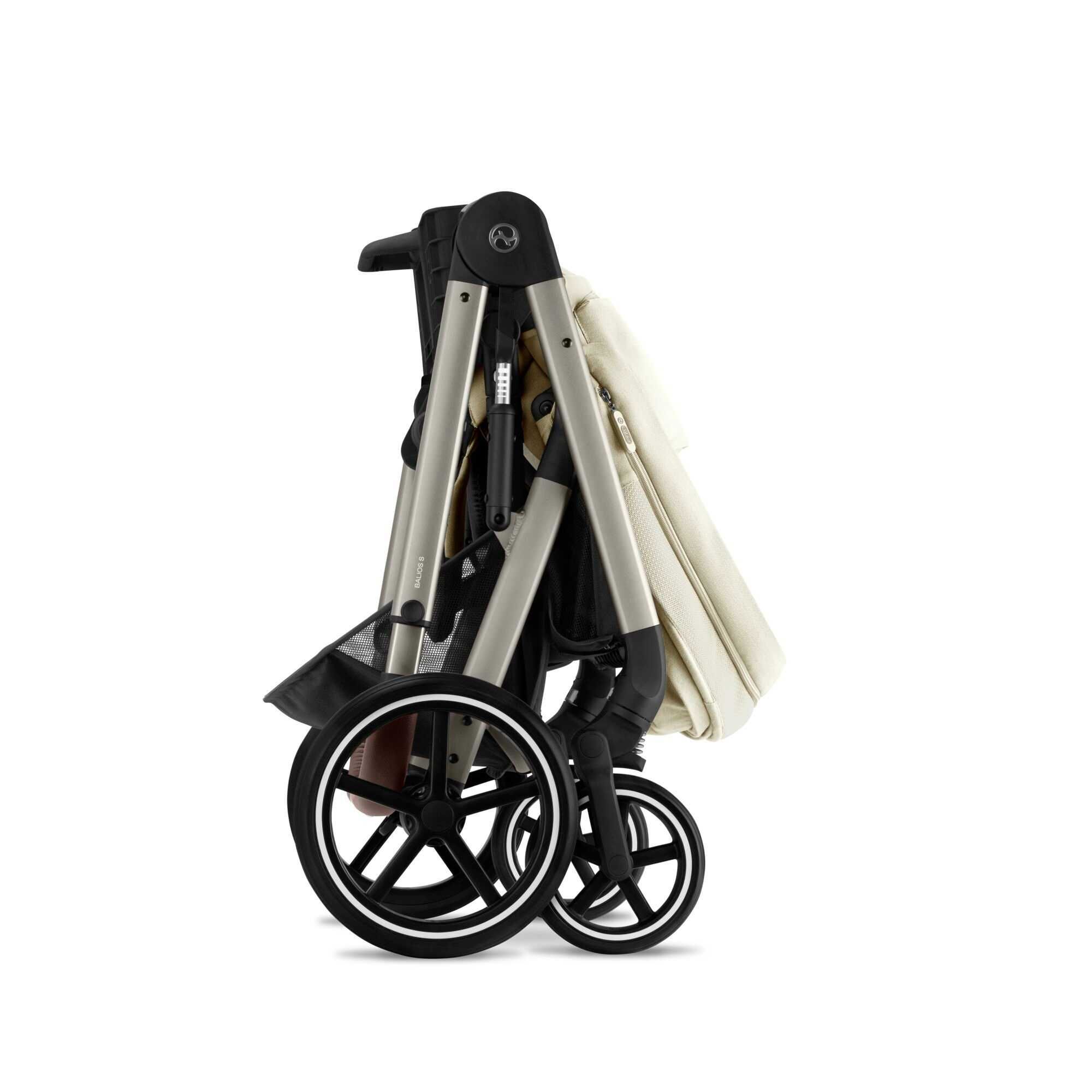 Прогулянкова коляска Cybex Balios S Lux, рама black і silver 23 року