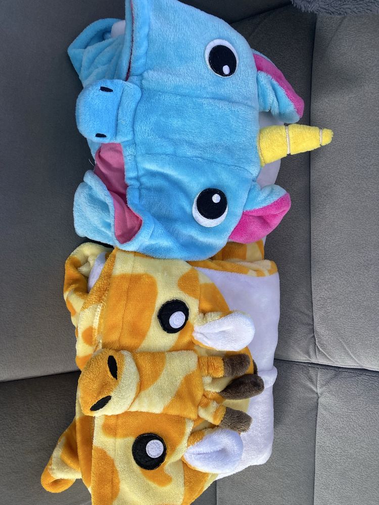 Piżama kigurumi strój żyrafa roz. L