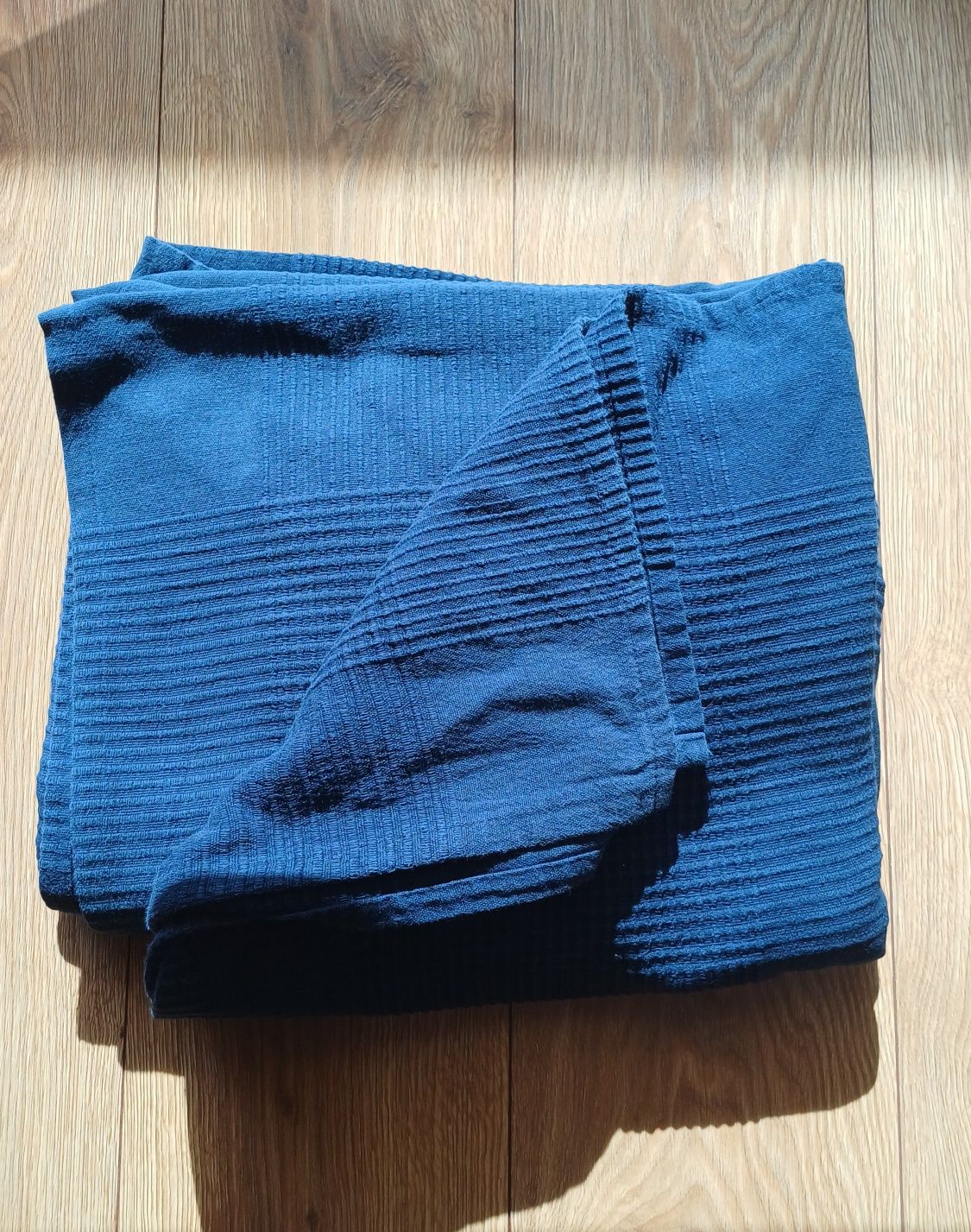 Pled narzuta w kolorze granatowym Ikea 250x150