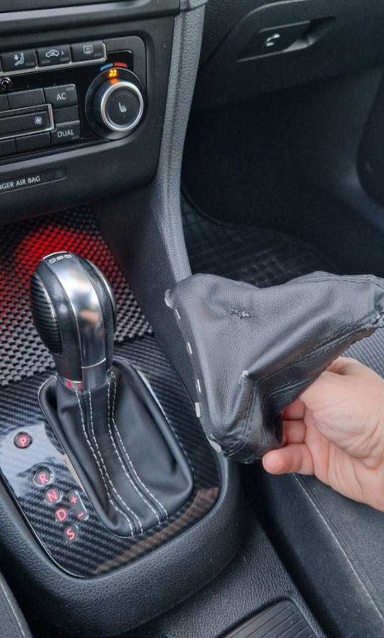 Чохол акпп автомат Фольцваген Ауді VAG Шкіра Наппа / Алькантара /