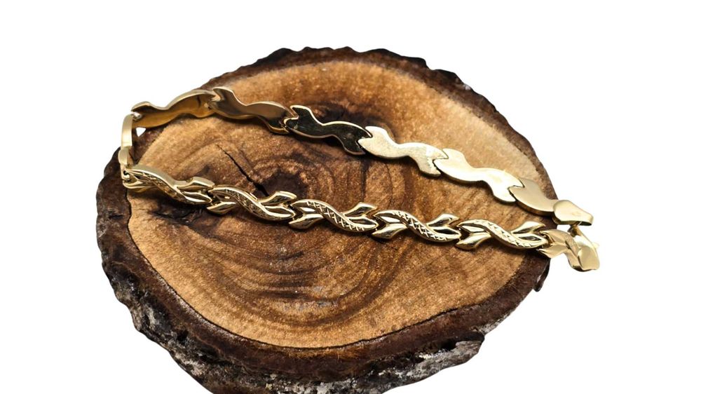 Elegancka złota bransoletka 585 - 14k - 4,69g - 19cm