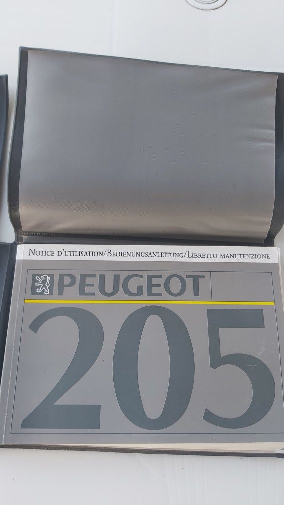 Manual original de Utilizador - Peugeot 205 Oportunidade!!!