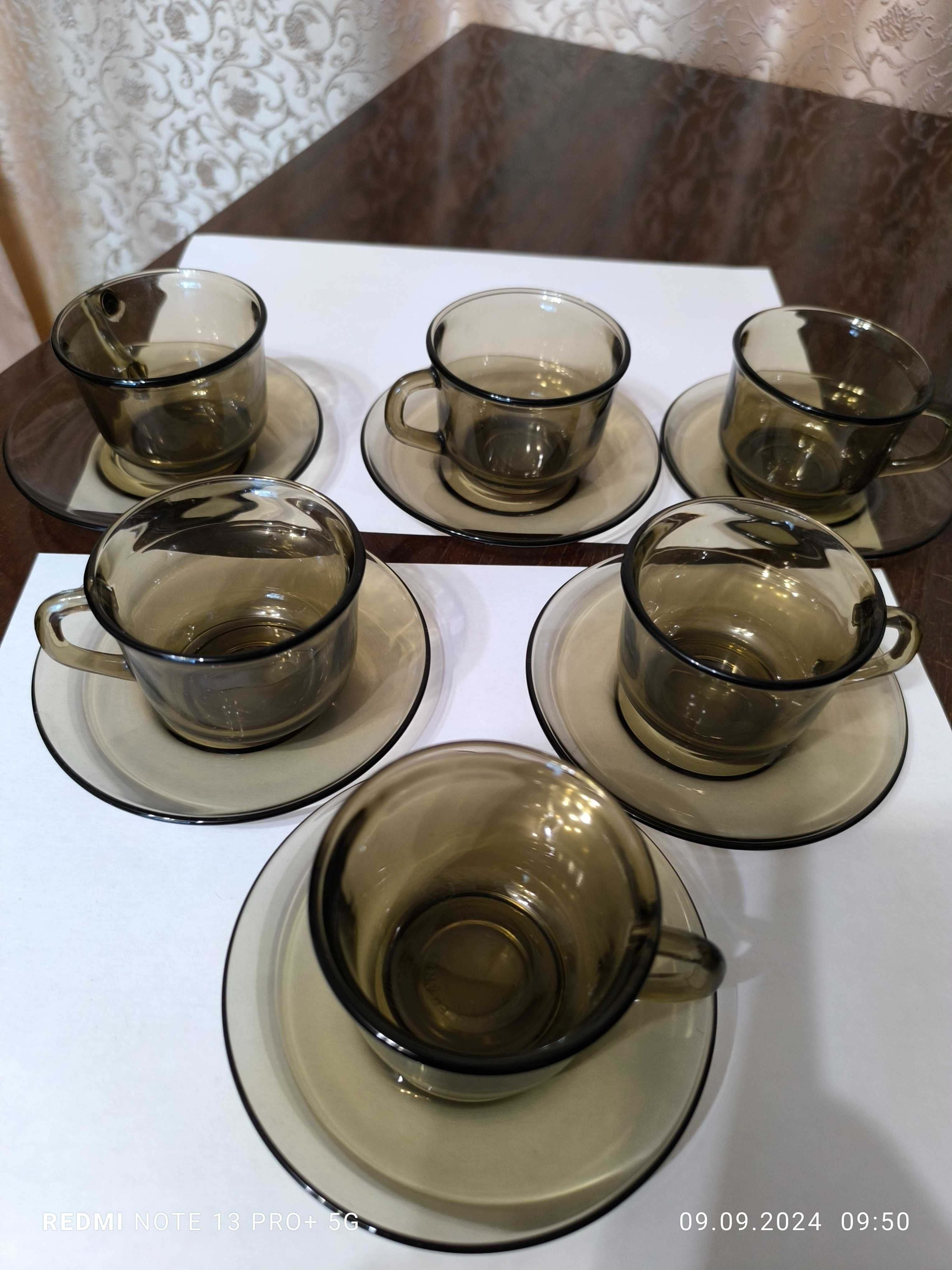 хрусталь ,рюмки ,Сервизы кофейные ,