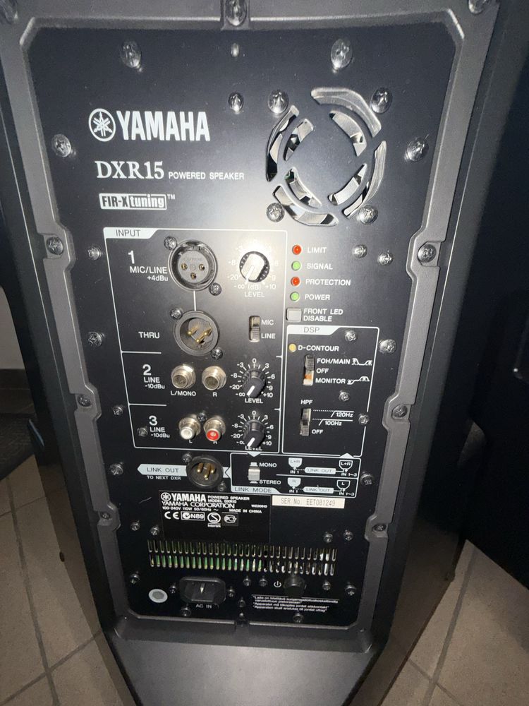 Yamaha DXR 15  - 2 szt pokrowce stan idealny użyte 1 raz !!