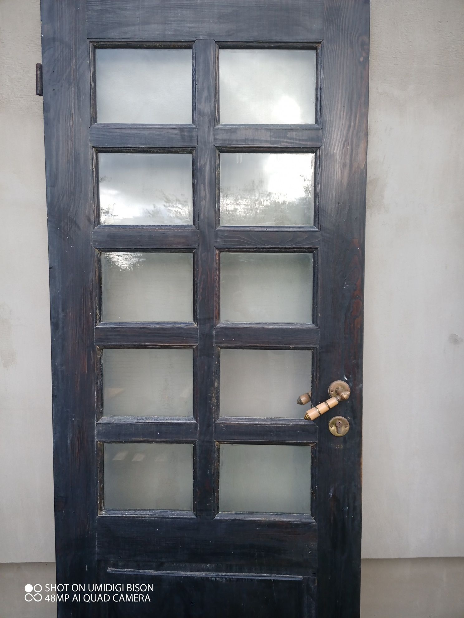Drzwi drewniane lewe  80 stylowe