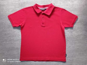 Koszulka polo bluzka z krótkim rękawem 110/116