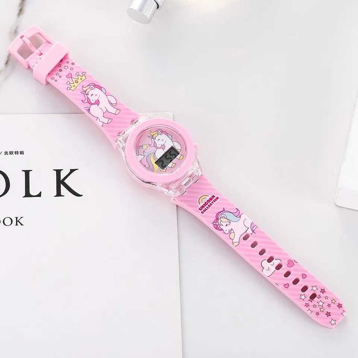 Дитячий електронний годинник з підсвічуванням