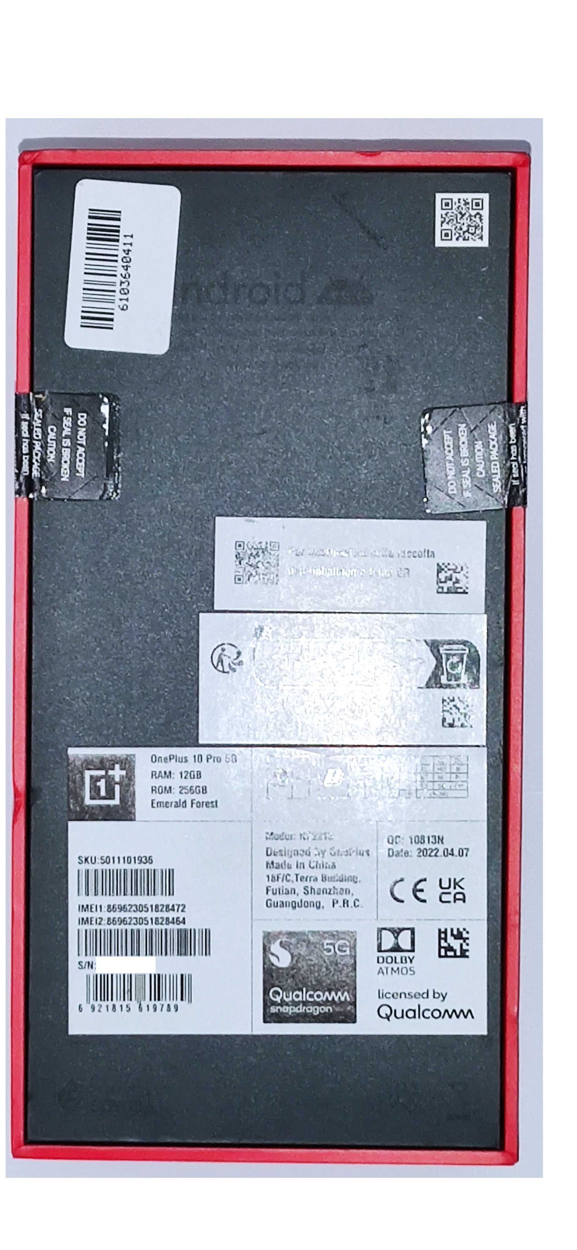 OnePlus 10 Pro 5G 12 GB Emerald Forest  Hz - DOSKONAŁA JAKOŚĆ!