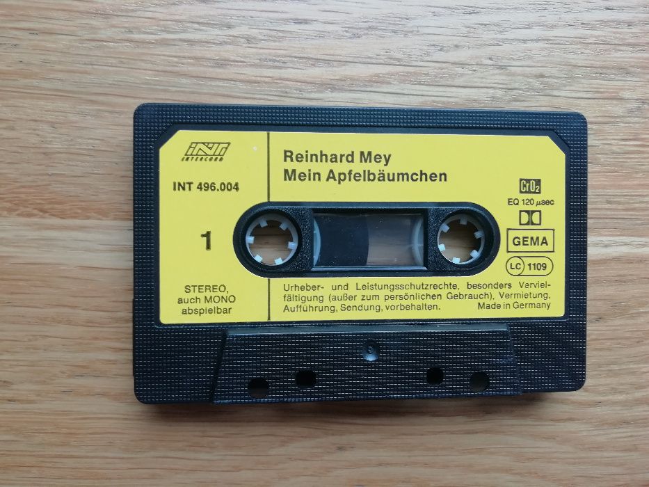Reinhard Mey-Mein Apfelbäumchen - kaseta magnetofonowa Cr02