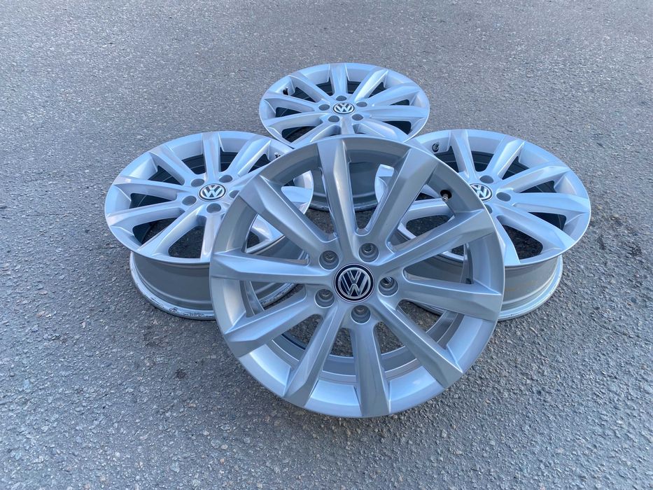 Оригинал диски Пассат Б8 R17 5*112 Фольц VAG Шкода Сеат T-Roc Гольф