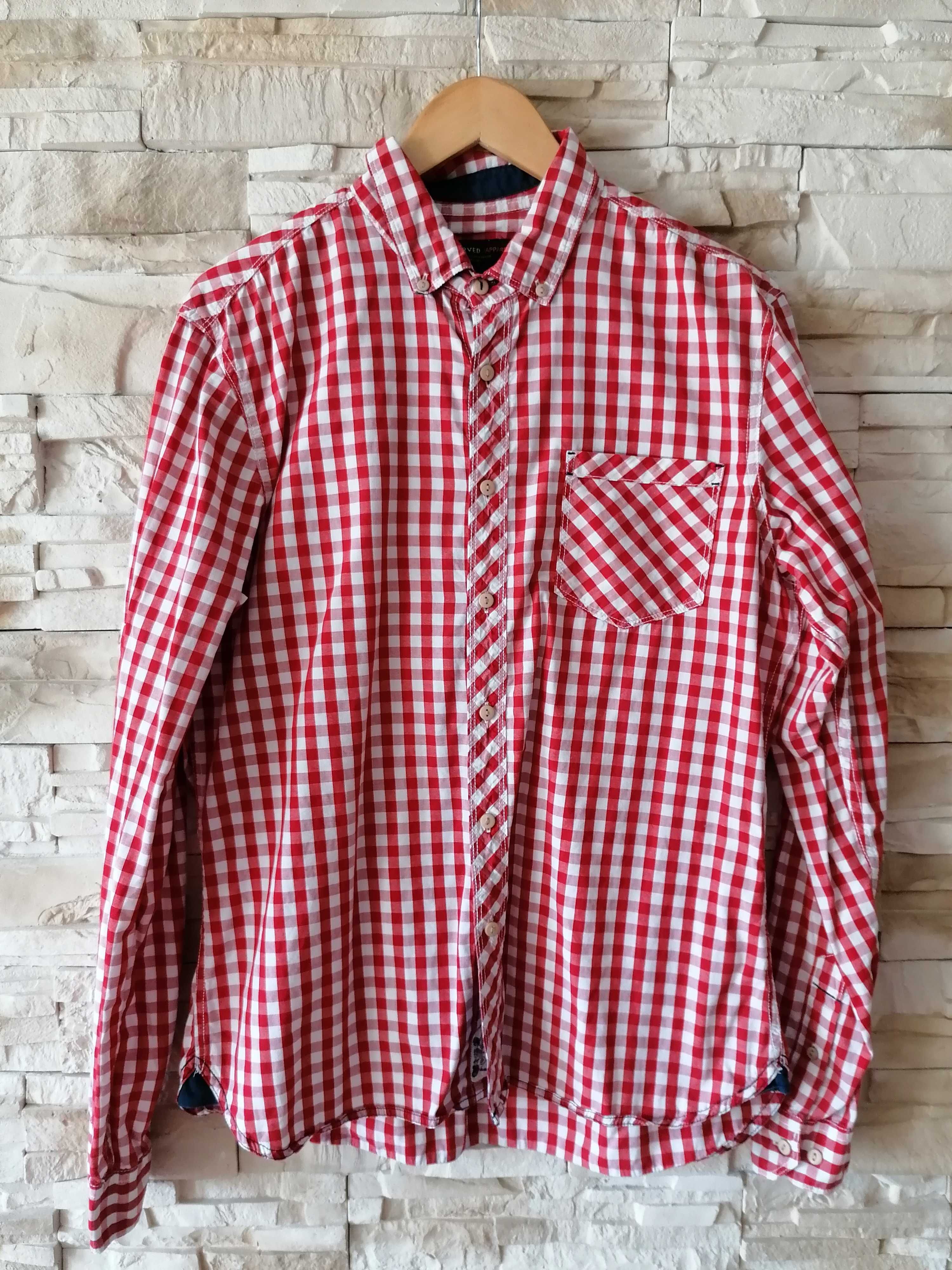 koszula w kratę slim fit, RESERVED, rozmiar XL