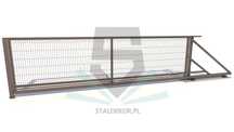 Brama przesuwna panelowa 4m 5m 6m. panel fi5. Transport. Producent.