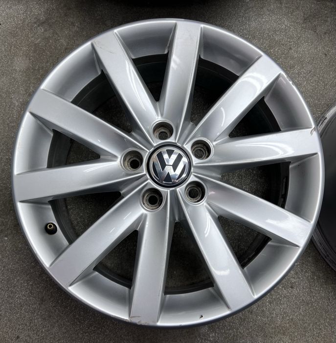 Диски R17 5 112 et54 J7 Оригінал VW golf 5 6 jetta sharan титани